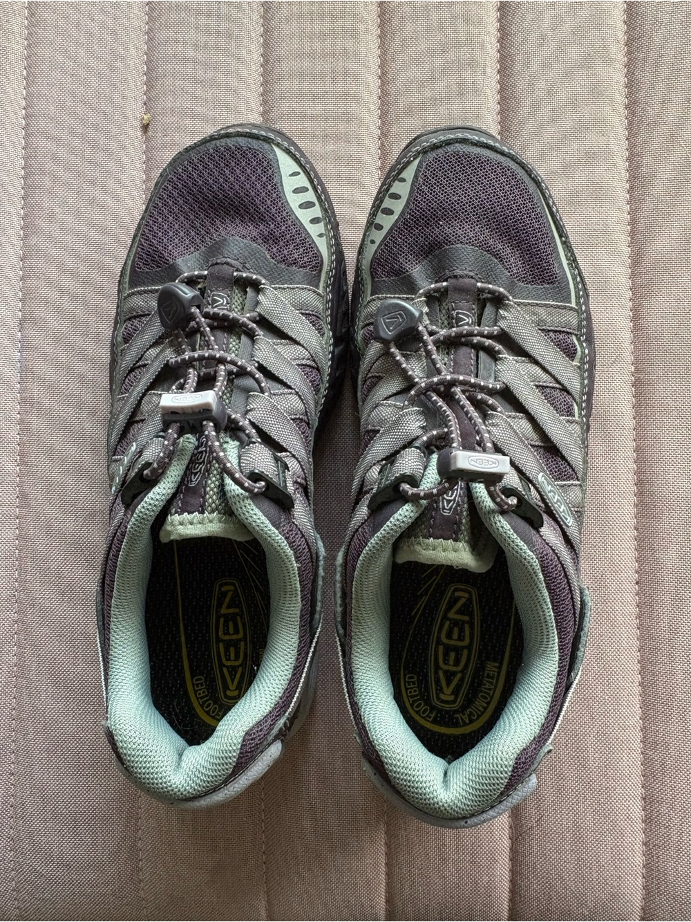 Keen Women's Trail Shoes in Purple & Mint Green